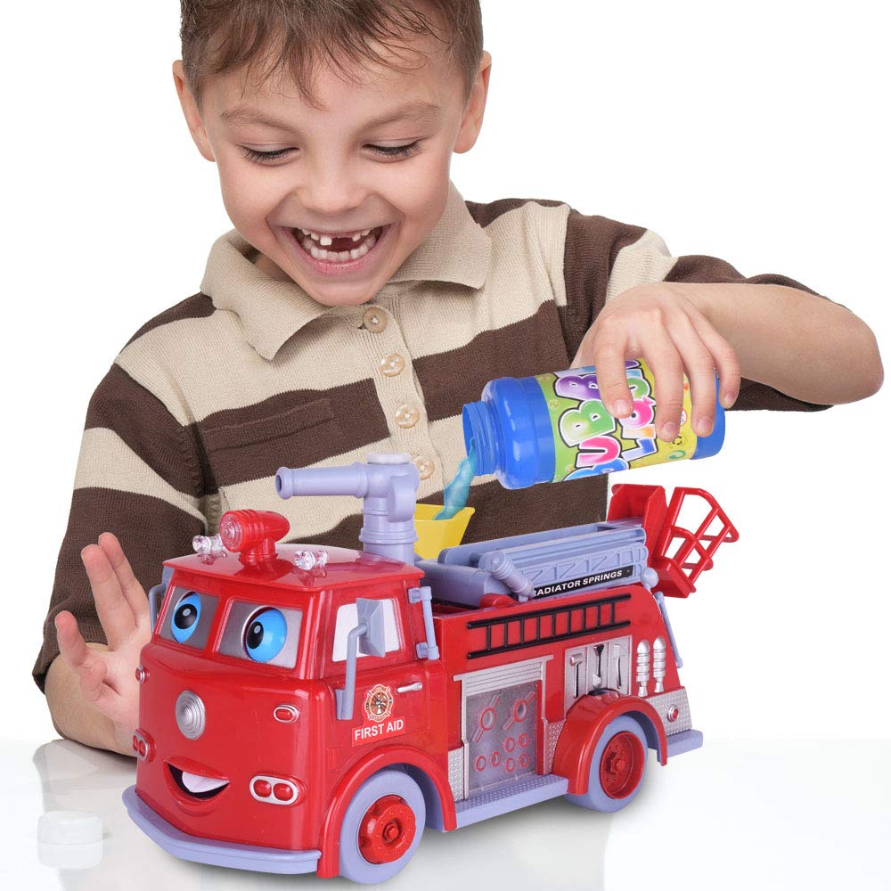 ArtCreativity Fire Truck Battery Powered design keeps kids engaged longer.