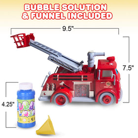 ArtCreativity Fire Truck Bump N Go shows seamless direction when obstacles appear.