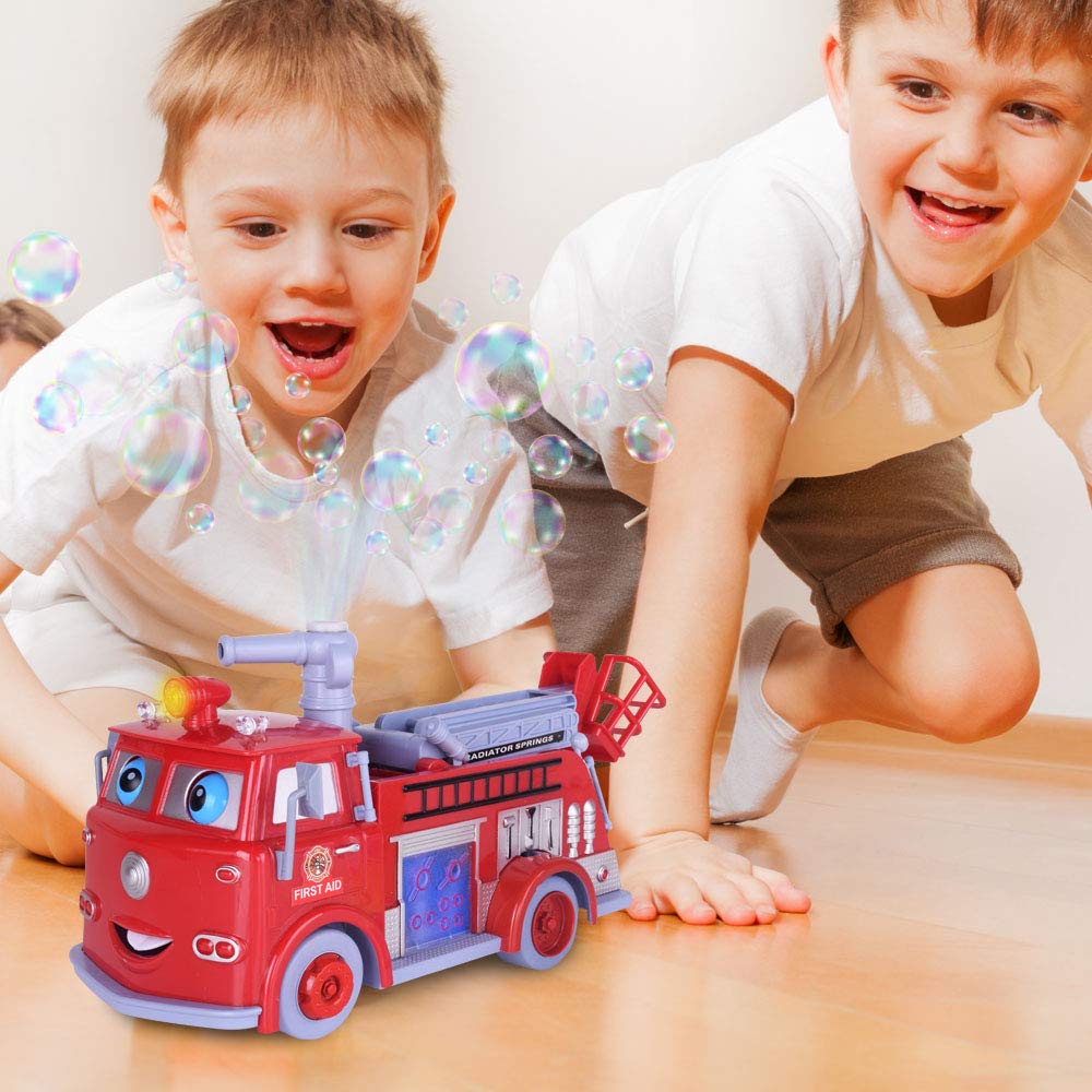 ArtCreativity Fire Truck Durable Plastic ensures everyday toy durability.