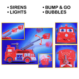 ArtCreativity Fire Truck Indoor Outdoor toy supports imaginative play anywhere.