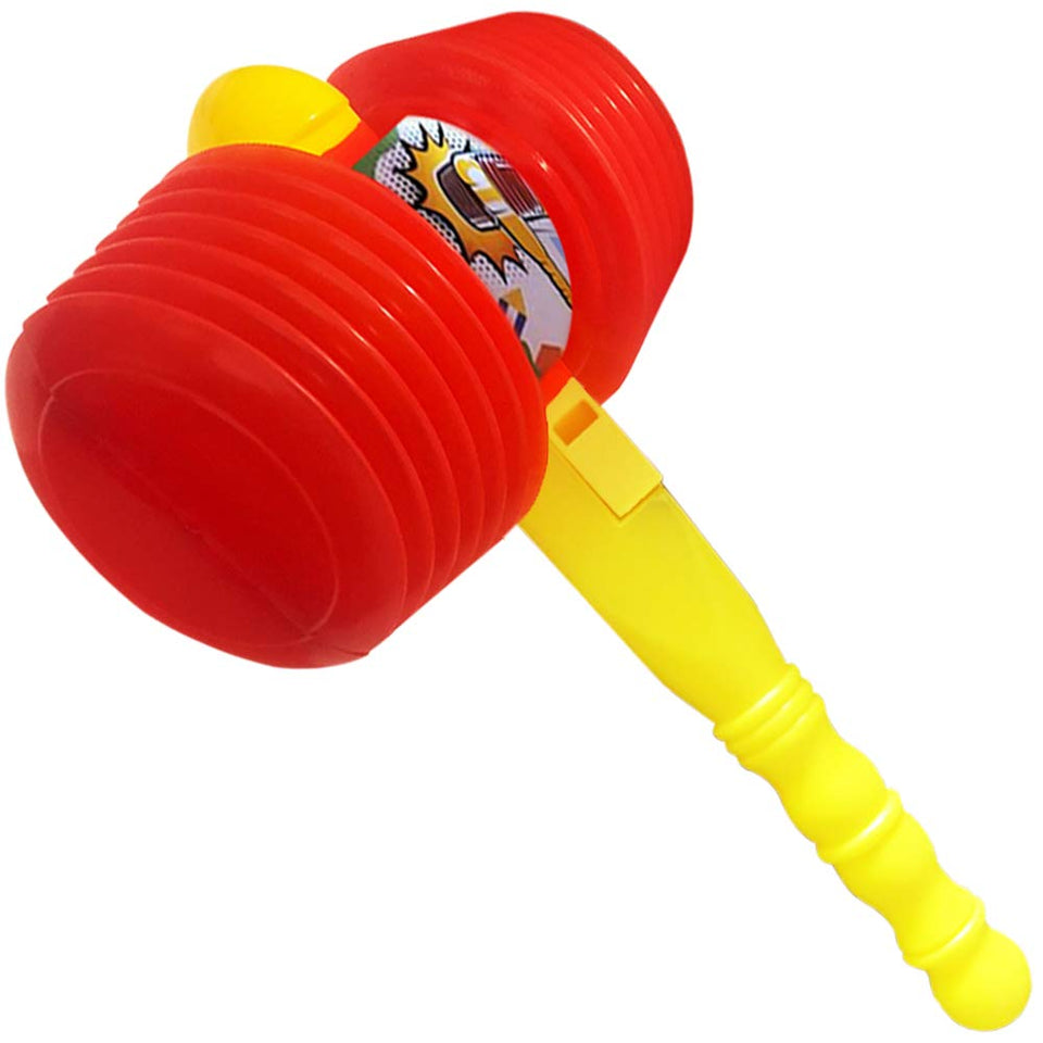 ArtCreativity giant 14 inch squeaky hammer for kids, safe and durable pounding toy.