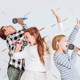 ArtCreativity inflatable microphones durable water-friendly toy for sunny days.