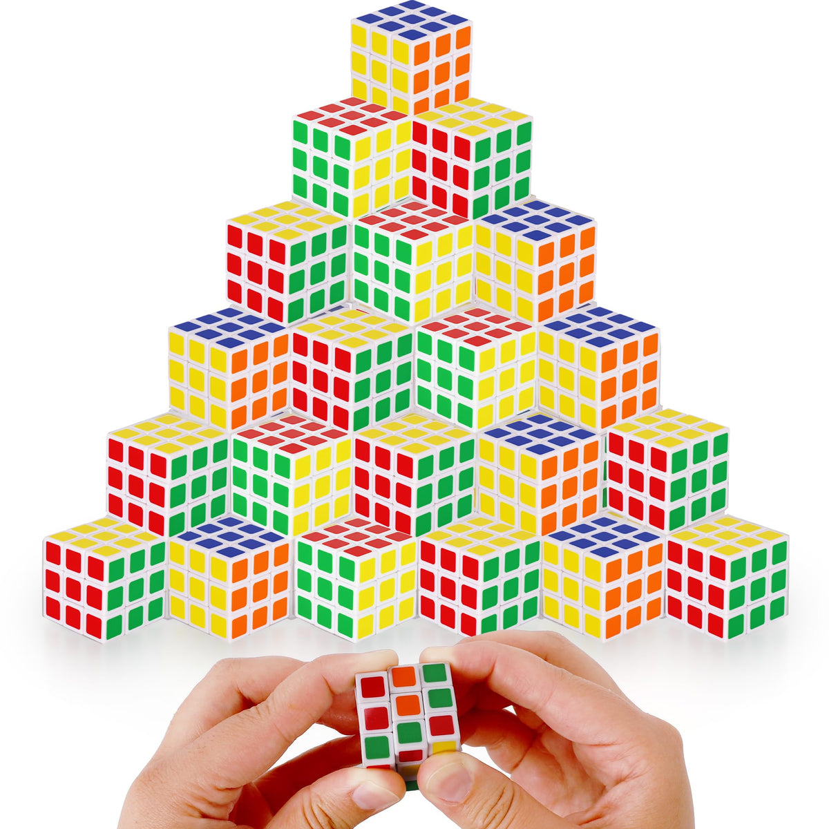 ArtCreativity kid-friendly Rubik's set encourages safe, tactile play and problem-solving.