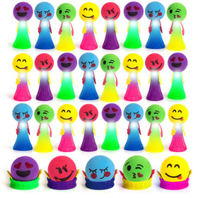 ArtCreativity LED flashing lights on emoticon faces to boost visual engagement