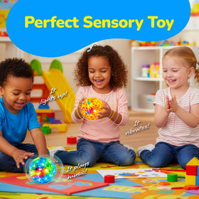 ArtCreativity light-up dancing ball dance and roll sparks dynamic, interactive play
