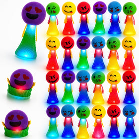 ArtCreativity light-up jumping poppers 24-pack overview showing the complete set for parties