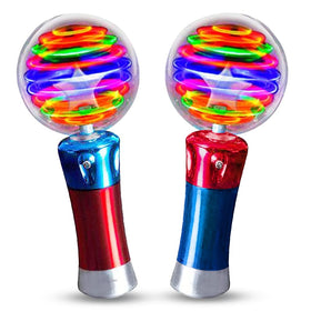 ArtCreativity light-up magic ball wand glowing with a swirling LED show for imaginative play