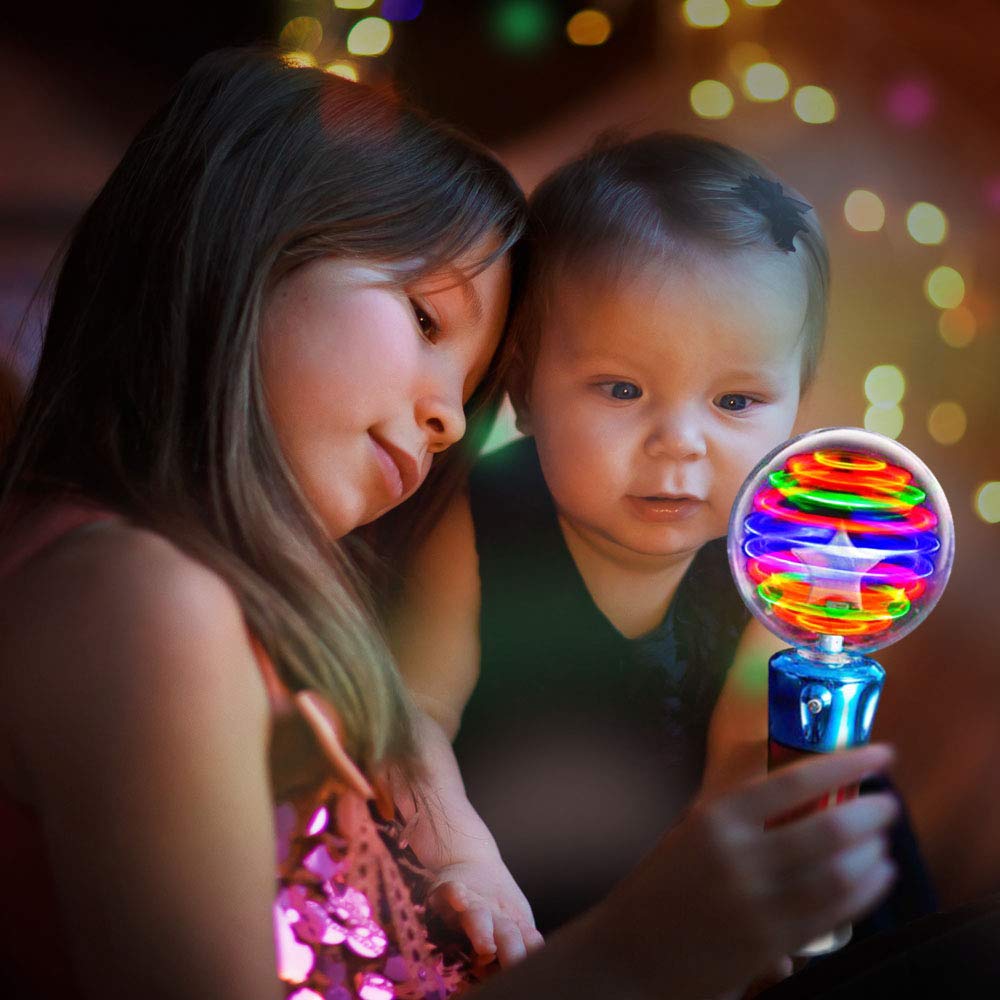 ArtCreativity light-up magic ball wand making kids beam with wonder