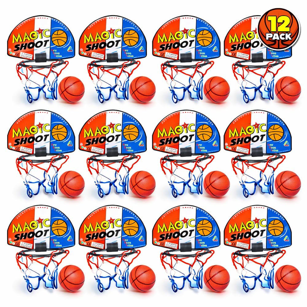 ArtCreativity Mini Basketball Game backboard and net for durable indoor play.