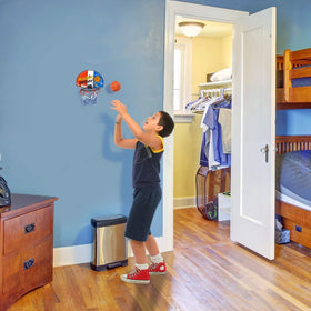 ArtCreativity Mini Basketball Game durable plastic and net withstands active play.