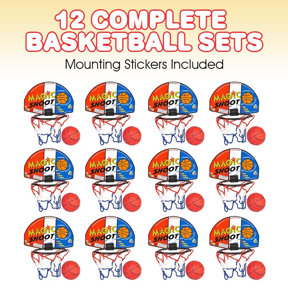 ArtCreativity Mini Basketball Game mini balls brighten kids' playtime and party favors.