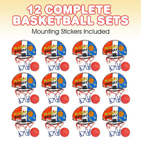 ArtCreativity Mini Basketball Game mini balls brighten kids' playtime and party favors.
