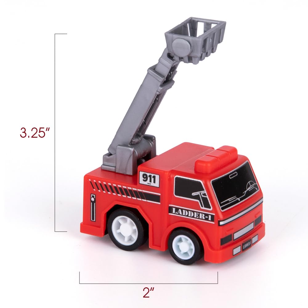 ArtCreativity small fire engine pullback toy for on-the-go fun