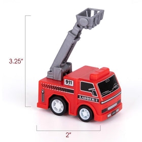 ArtCreativity small fire engine pullback toy for on-the-go fun