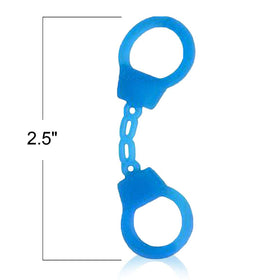 ArtCreativity mini stretch finger cuffs in neon green; ideal accents for kids' police-themed party.