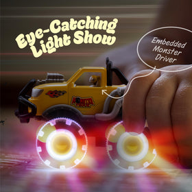 ArtCreativity 4x4 styling with oversized wheels for realistic grip and traction.