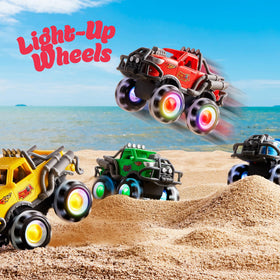 ArtCreativity batteries included for immediate glowing wheel action.