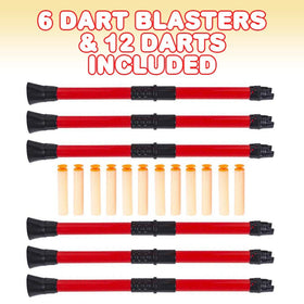 Soft foam darts for ArtCreativity Ninja Blow Darts provide safe projectiles.