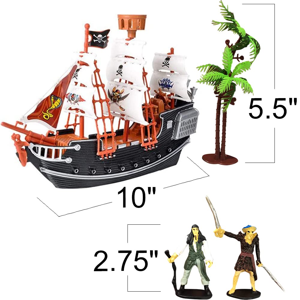 ArtCreativity palm tree accessory adds variety to pirate play scenarios.