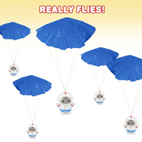 ArtCreativity parachute army men as space-themed party fillers.
