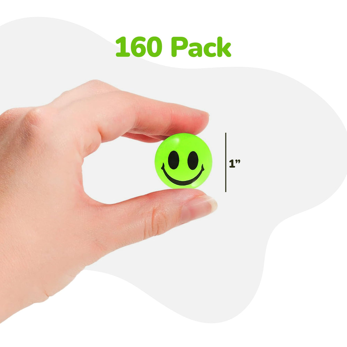 ArtCreativity 1-inch glow ball supports counting games and classroom activities.