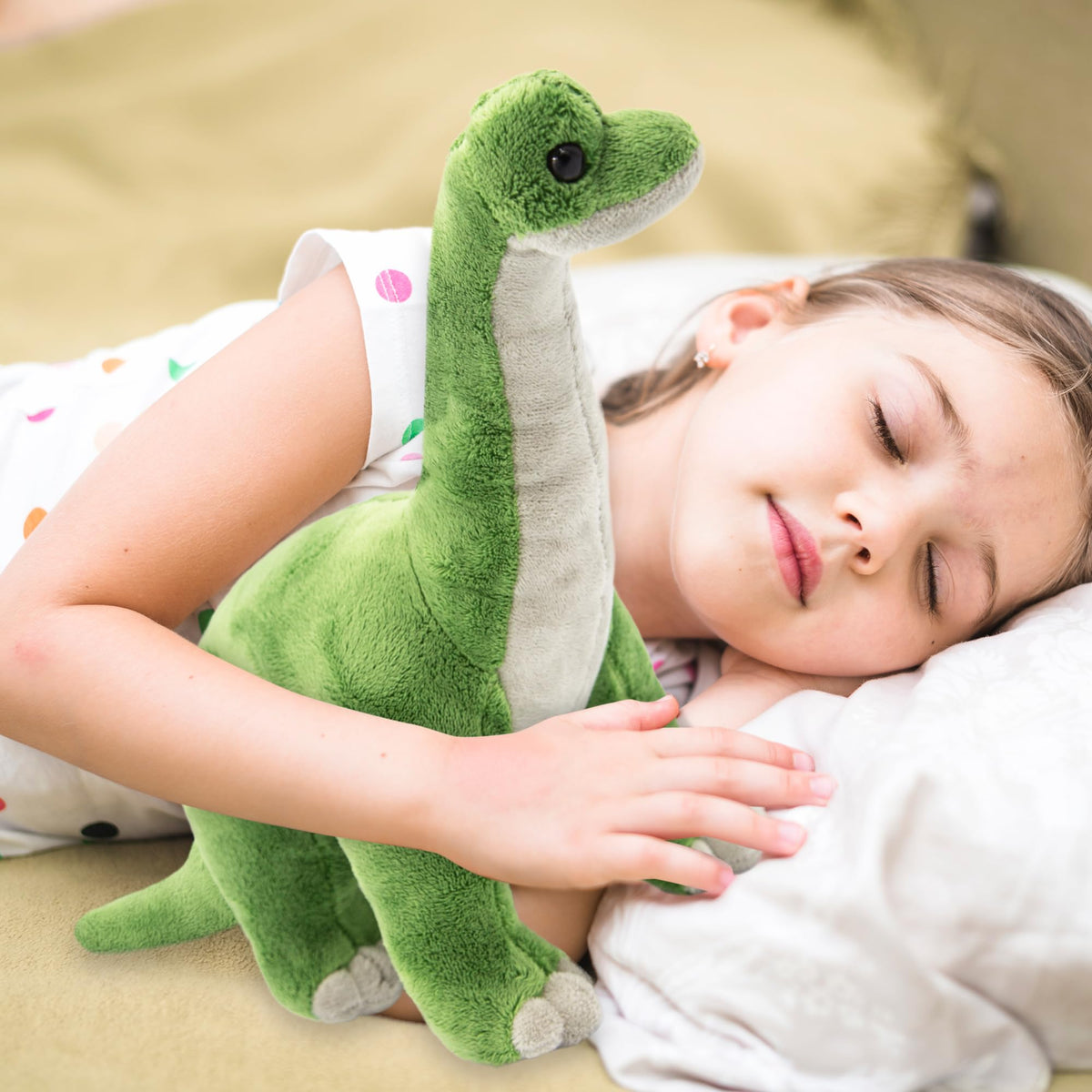 ArtCreativity brachiosaurus plush is a cozy room decor piece for dinosaur themes