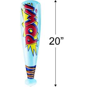 ArtCreativity Pow inflatable baseball bats with durable vinyl and valve detail