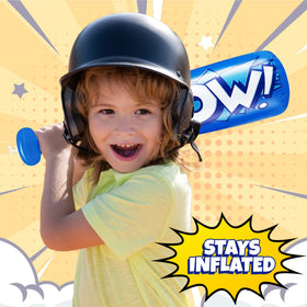 ArtCreativity Pow inflatable baseball bats as colorful carnival prizes