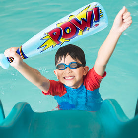 ArtCreativity Pow inflatable baseball bats ready for summer backyard play