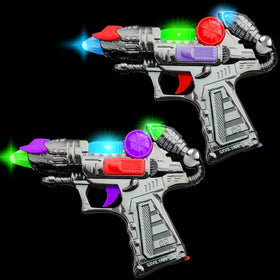 Two ArtCreativity Ranger guns deliver flashing lights and sounds during kids' playtime.
