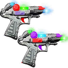 ArtCreativity Ranger handguns with light-up triggers for imaginative pretend play and party fun.