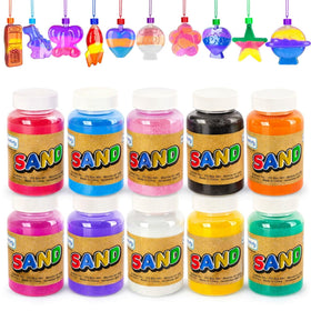 ArtCreativity sand art kit bottles in bright colors for classroom crafts