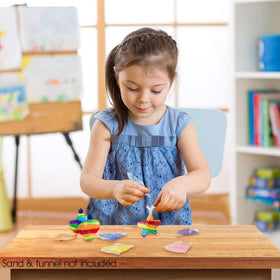ArtCreativity sand necklaces paired with colored sand sold separately for customization.