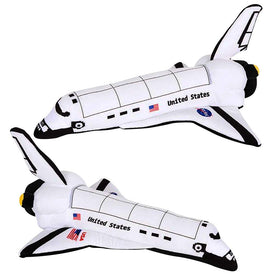 ArtCreativity space shuttle plush 14in cuddles as a cozy bedtime companion