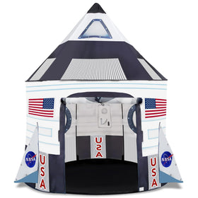 ArtCreativity space tent exterior with NASA logos inspires imaginative outer-space play.