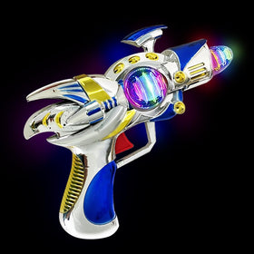ArtCreativity space toy gun blue LED lights for space battles