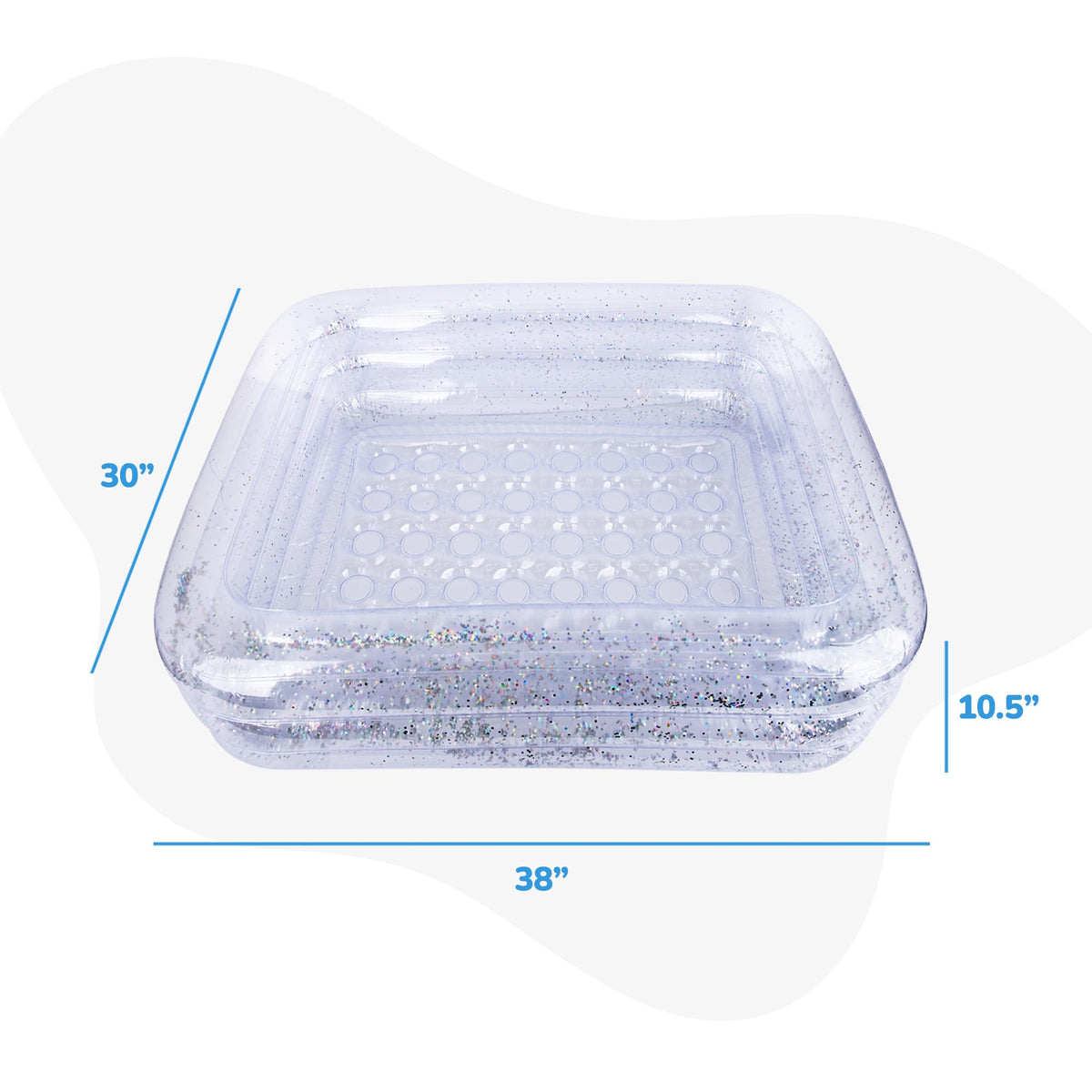 ArtCreativity Sparkly pool easy deflate and storage after use