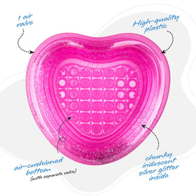 ArtCreativity Sparkly Kiddie Pool bottom cushion detail for comfortable splashes