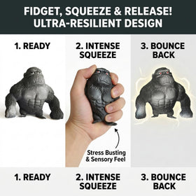 ArtCreativity gorilla toy arm extends up to three feet for interactive play
