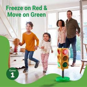 ArtCreativity Traffic Light car-themed room decor enhances study zones