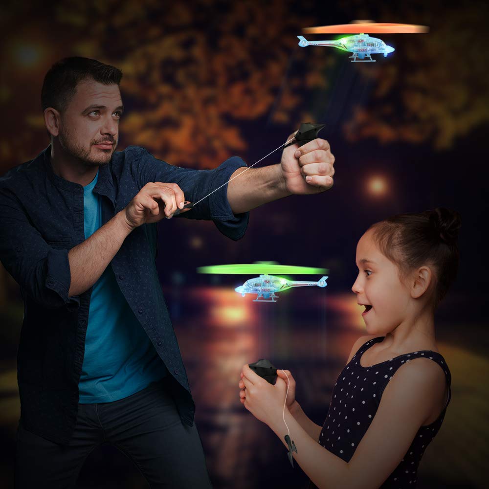ArtCreativity vibrant rotor blades in orange green violet for eye-catching fun.