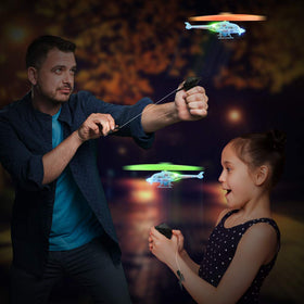 ArtCreativity vibrant rotor blades in orange green violet for eye-catching fun.