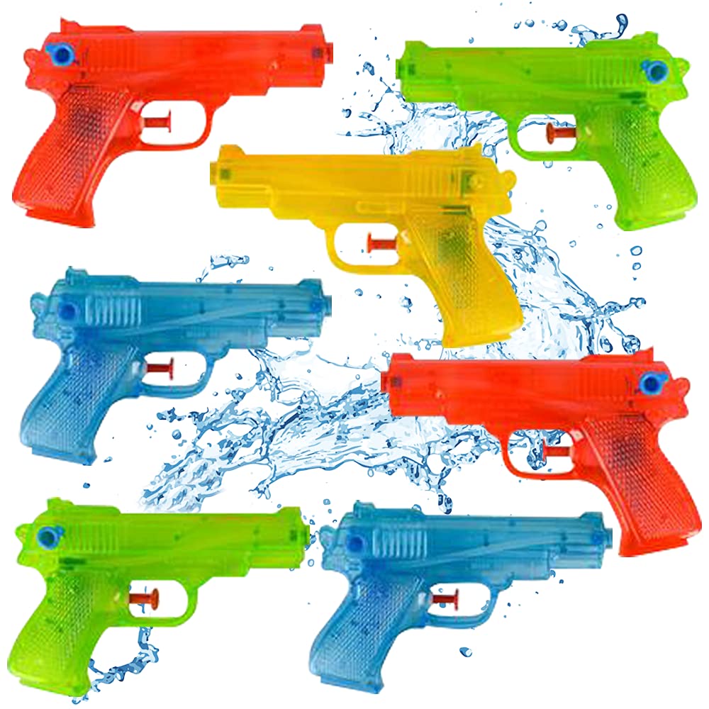 ArtCreativity water squirters guns 12-pack side view for pool play and outdoor fun.