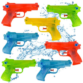 ArtCreativity water squirters guns 12-pack side view for pool play and outdoor fun.