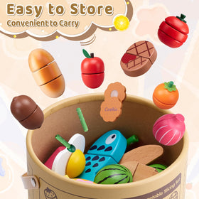 Arthopt wooden knives designed for safe cutting play