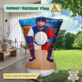 Arthymis pitching target includes 4-balls set for immediate practice