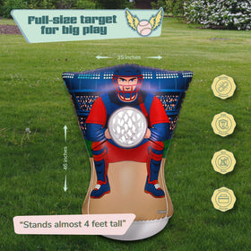 Arthymis pitching target backyard-use setup for outdoor practice and coordination