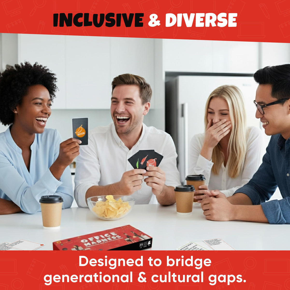 ARTAGIA Office Madness three-decks enable gentle to bold engagement options.