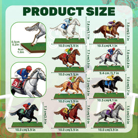 Artijoyfun double-sided horse decor for versatile derby setup and long-lasting ambiance