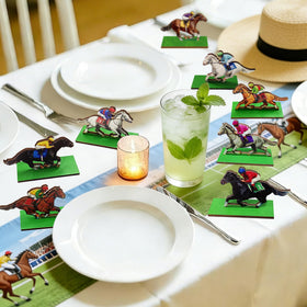 Artijoyfun horse racing decor fits derby events, birthdays, and gatherings beautifully